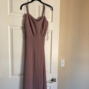 Bird Grey Womens Bridesmaid Dress